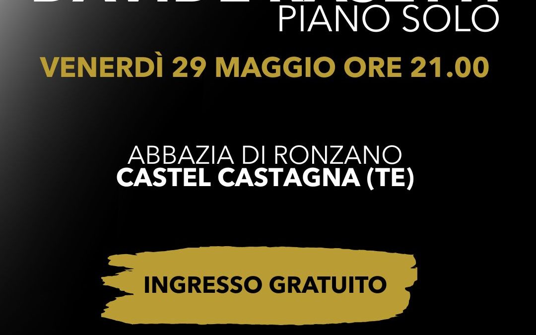 Davide Rasetti – Piano solo